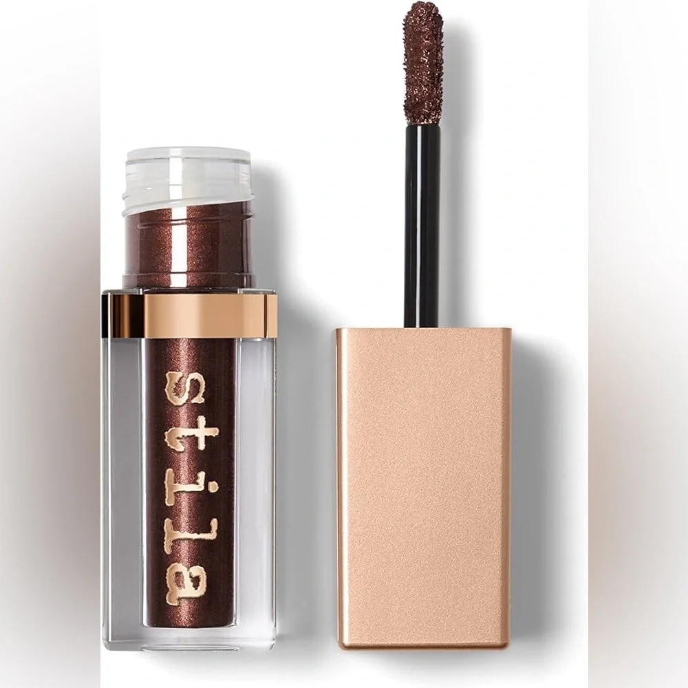 Stila Shimmer & Glow Liquid Eyeshadow Twig Metallic Brown Shimmer New in Box